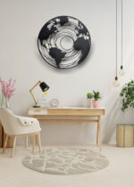 Dünya Haritası Metal Tablo