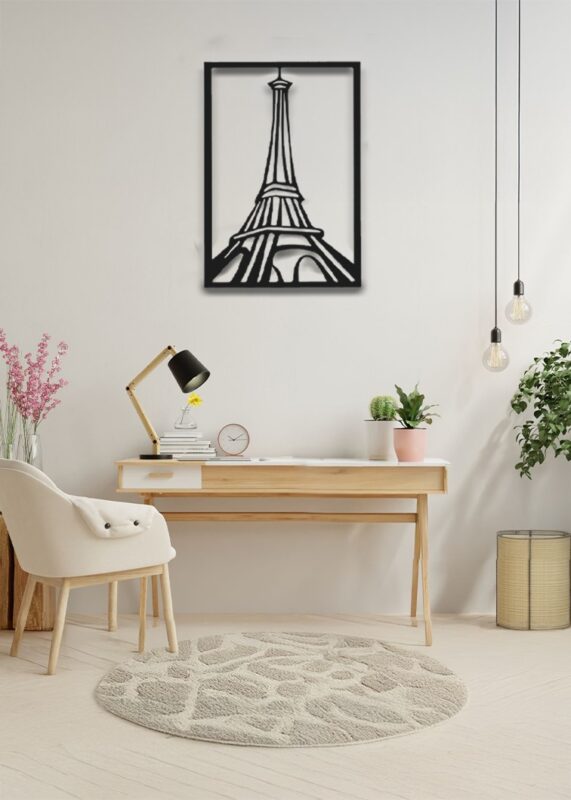 Eyfel Kulesi Metal Tablo