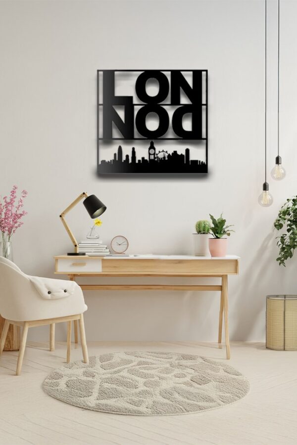 London Temalı Metal Tablo