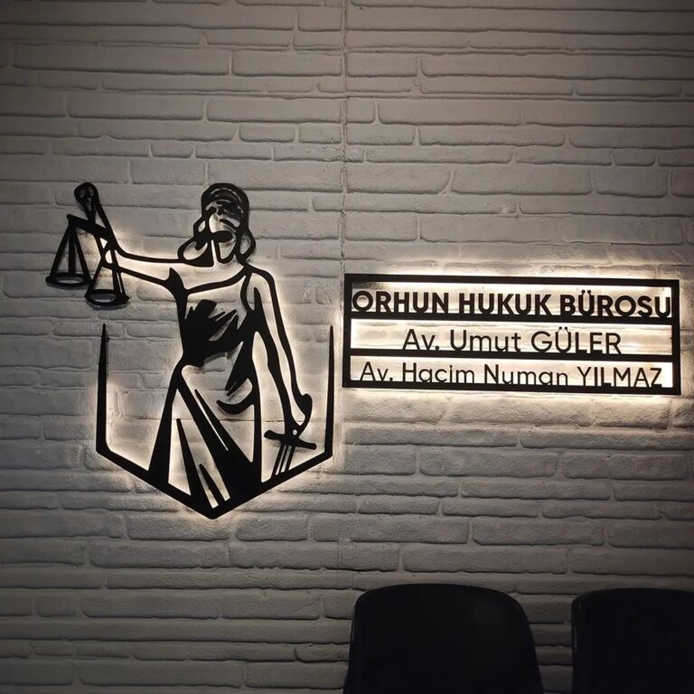 Avukatlara Özel Tasarım Tablolar