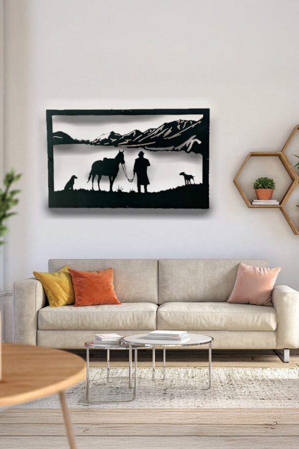 Kovboy Metal Tablo