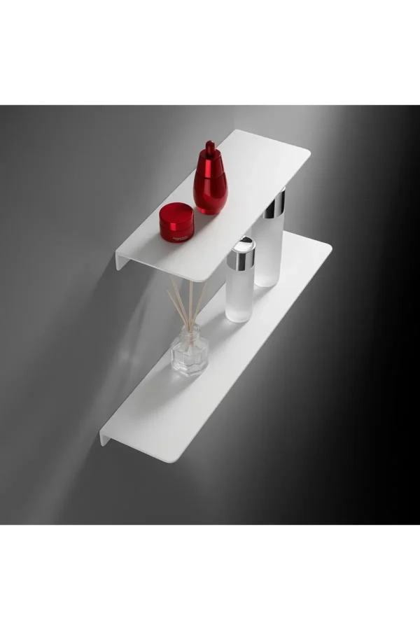 2'li Metal Raf Beyaz